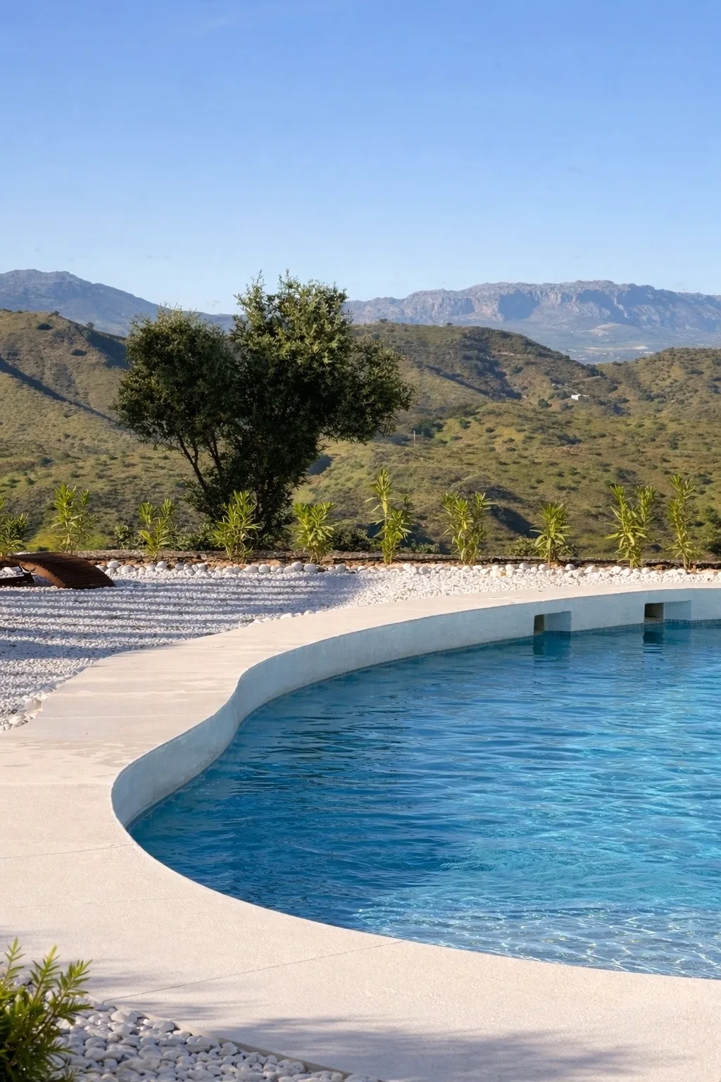 Casa Lux private pool with mountain views in Álora, Andalusia